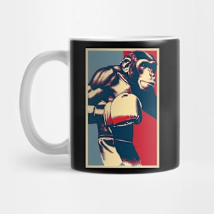 Chimpanzee Boxing Champion Mug